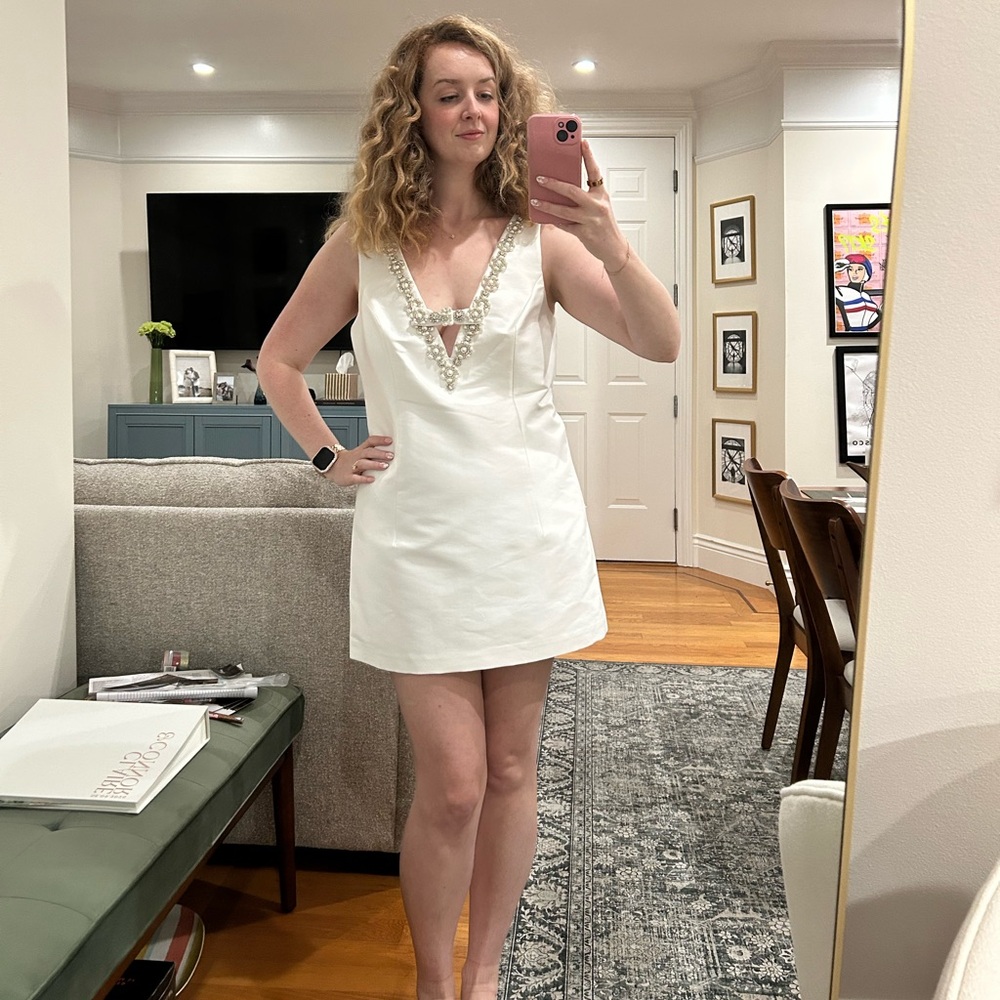 Sachin & Babi Sylvie Dress size 8 - offwhite - Picture 4 of 5